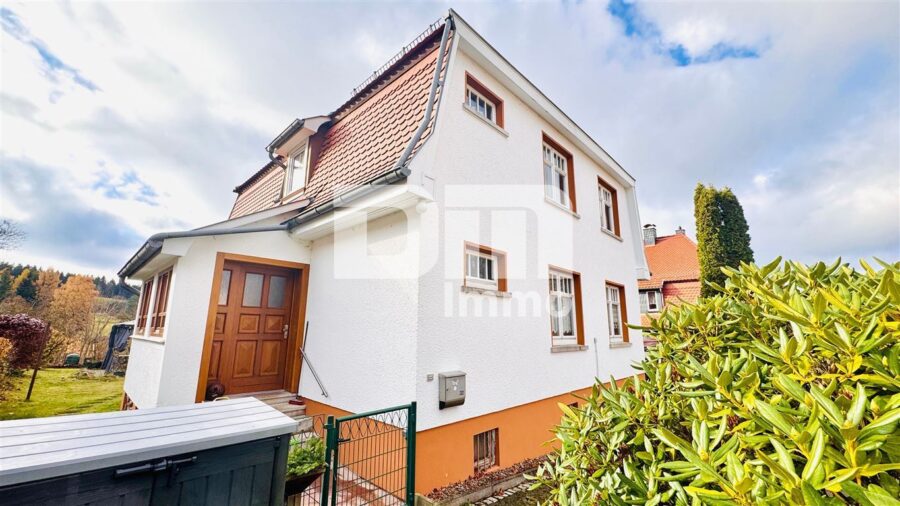 Modernisiertes Einfamilienhaus auf Traumgrundstück mit Wärmepumpe BJ 2025 + PV Anlage / Speicher - Seitenansicht / Haupteingang